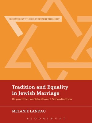 cover image of Tradition and Equality in Jewish Marriage